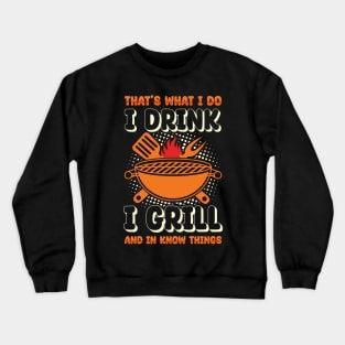 BBQ Camping Crewneck Sweatshirt